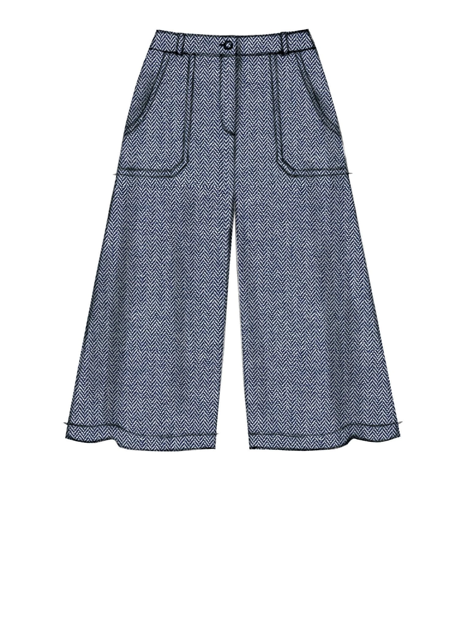 M7475 Misses' Flared Skirts, Shorts And Culottes 9 M7475 Misses' Flared Skirts, Shorts And Culottes - Image 9