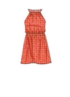 M7589 Girls' Gathered Neckline Sleeveless Dresses -Jaycotts Shop M7589 02