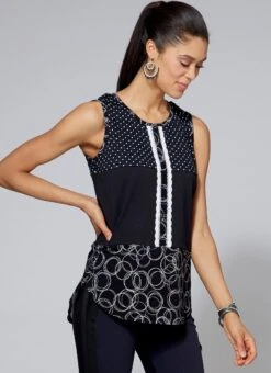 M7600 Misses'/Women's Pullover Tops With Contrast -Jaycotts Shop M7600 03