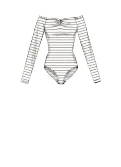 M7606 Off-the-Shoulder Bodysuits And Wrap Skirts -Jaycotts Shop M7606 04