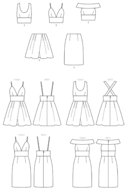 M7719 Misses' Dresses Pattern -Jaycotts Shop M7719