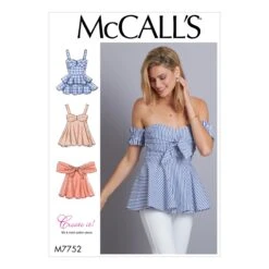 M7752 Misses' Tops Pattern -Jaycotts Shop M7752