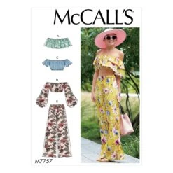 M7757 Misses' Tops And Pants Pattern 13 M7757 Misses' Tops And Pants Pattern -Jaycotts Shop M7757