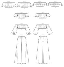 M7757 Misses' Tops And Pants Pattern 19 M7757 Misses' Tops And Pants Pattern -Jaycotts Shop M7757