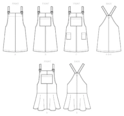 M7831 Misses' Pinafore Sewing Pattern -Jaycotts Shop M7831