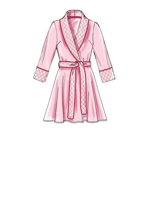 M7875 Sewing Pattern For Pyjamas And Robe 4 M7875 Sewing Pattern For Pyjamas And Robe - Image 4
