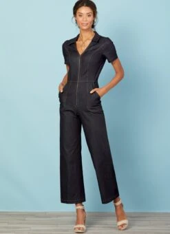 M7908 Misses'/Miss Petite Jumpsuits | A/B, C And D Cup Sizes 10 M7908 Misses'/Miss Petite Jumpsuits | A/B, C And D Cup Sizes -Jaycotts Shop M7908 01