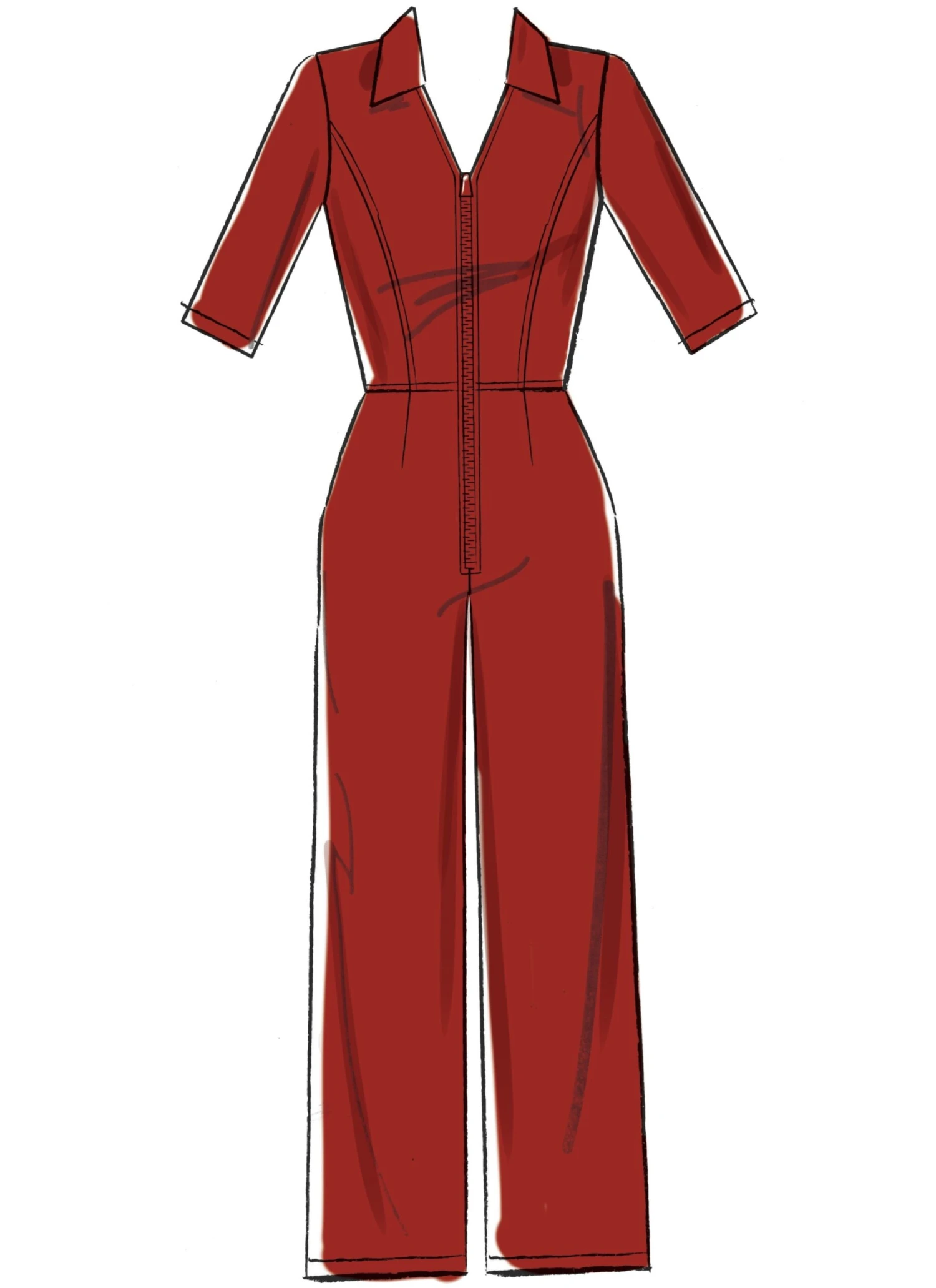 M7908 Misses'/Miss Petite Jumpsuits | A/B, C And D Cup Sizes 7 M7908 Misses'/Miss Petite Jumpsuits | A/B, C And D Cup Sizes - Image 7