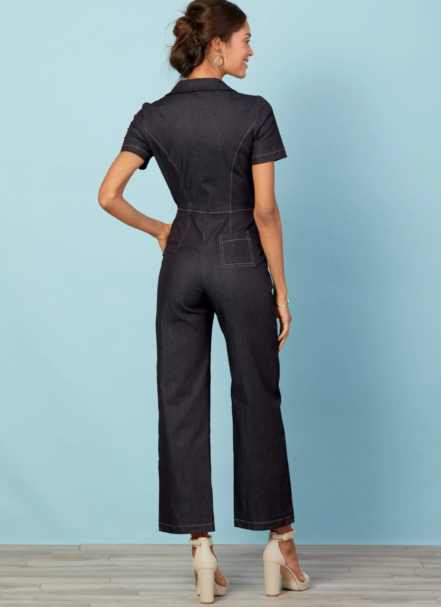M7908 Misses'/Miss Petite Jumpsuits | A/B, C And D Cup Sizes 4 M7908 Misses'/Miss Petite Jumpsuits | A/B, C And D Cup Sizes - Image 4