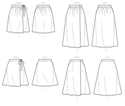 McCalls 7960 Skirts Sewing Pattern -Jaycotts Shop M7960