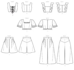 McCalls 7962 Tops, Shorts And Pants Sewing Pattern -Jaycotts Shop M7962