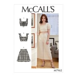 McCalls 7962 Tops, Shorts And Pants Sewing Pattern -Jaycotts Shop M7962