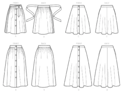 McCalls 7981 Skirts Sewing Pattern -Jaycotts Shop M7981