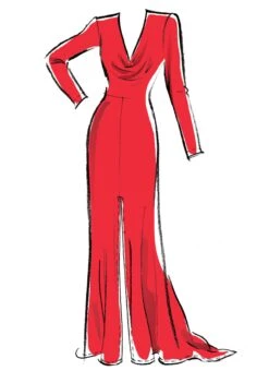 McCall's Pattern 8037 Special Occasion Dresses -Jaycotts Shop M8037 03