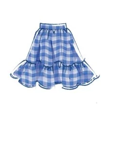McCall's Pattern 8066 Pull-On Gathered Skirts With Variations -Jaycotts Shop M8066 02