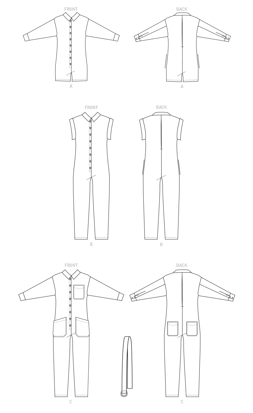 McCall's Sewing Pattern 8243 Misses' And Women's Romper And Jumpsuits 7 McCall's Sewing Pattern 8243 Misses' And Women's Romper And Jumpsuits - Image 7