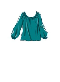 McCall's Sewing Pattern 8256 Misses' Tops -Jaycotts Shop M8256 product hires 03