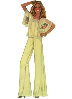 McCall's Sewing Pattern 8257 Vintage Tops, Skirt And Pants -Jaycotts Shop M8257 product hires 03