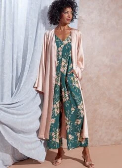 McCall's Sleepwear Pattern 8261 Romper, Jumpsuit And Robe