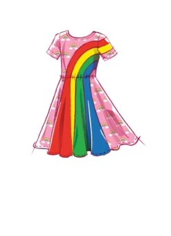 McCall's Sewing Pattern 8267 Children's Knit Dresses -Jaycotts Shop M8267 product hires 02