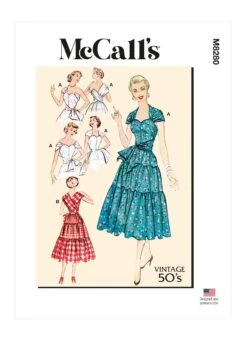 McCalls 8280 Misses' Dresses Sewing Pattern