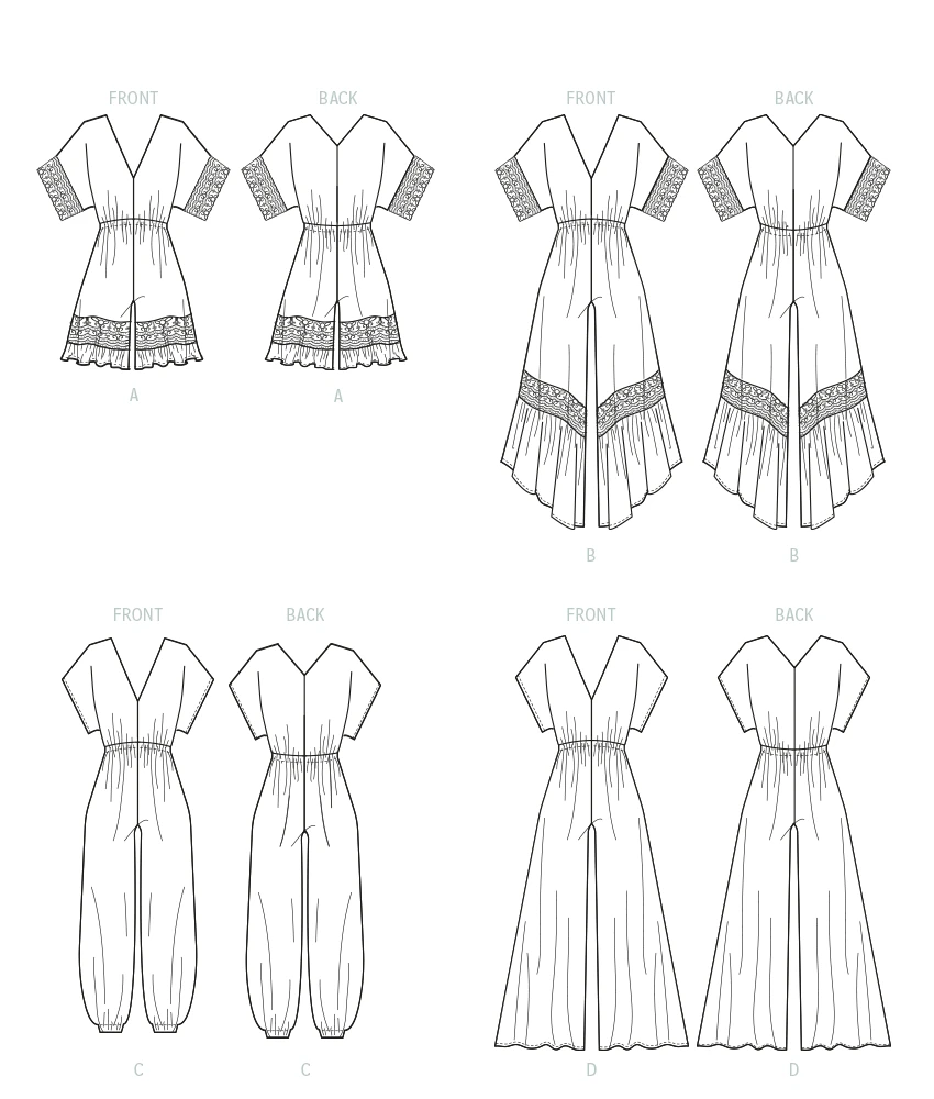 McCall's Sewing Pattern 8313 Romper And Jumpsuits 7 McCall's Sewing Pattern 8313 Romper And Jumpsuits - Image 7