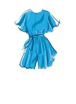 McCall's Sewing Pattern 8314 Romper, Jumpsuits And Sash 12 McCall's Sewing Pattern 8314 Romper, Jumpsuits And Sash -Jaycotts Shop M8314 product hires 02