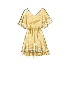 McCall's Sewing Pattern 8317 Girls' Romper And Jumpsuits -Jaycotts Shop M8317 product hires 02
