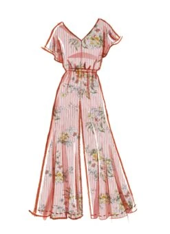 McCall's Sewing Pattern 8317 Girls' Romper And Jumpsuits -Jaycotts Shop M8317 product hires 04