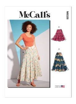 McCall's Sewing Pattern 8326 Skirts -Jaycotts Shop M8326 envelope front