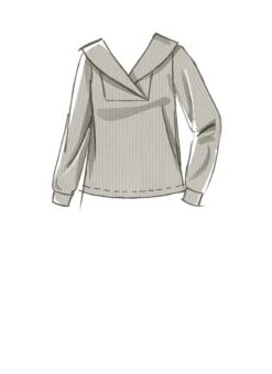 McCall's Sewing Pattern M8343 Misses' Pull-Over Top 13 McCall's Sewing Pattern M8343 Misses' Pull-Over Top -Jaycotts Shop M8343 product hires 04