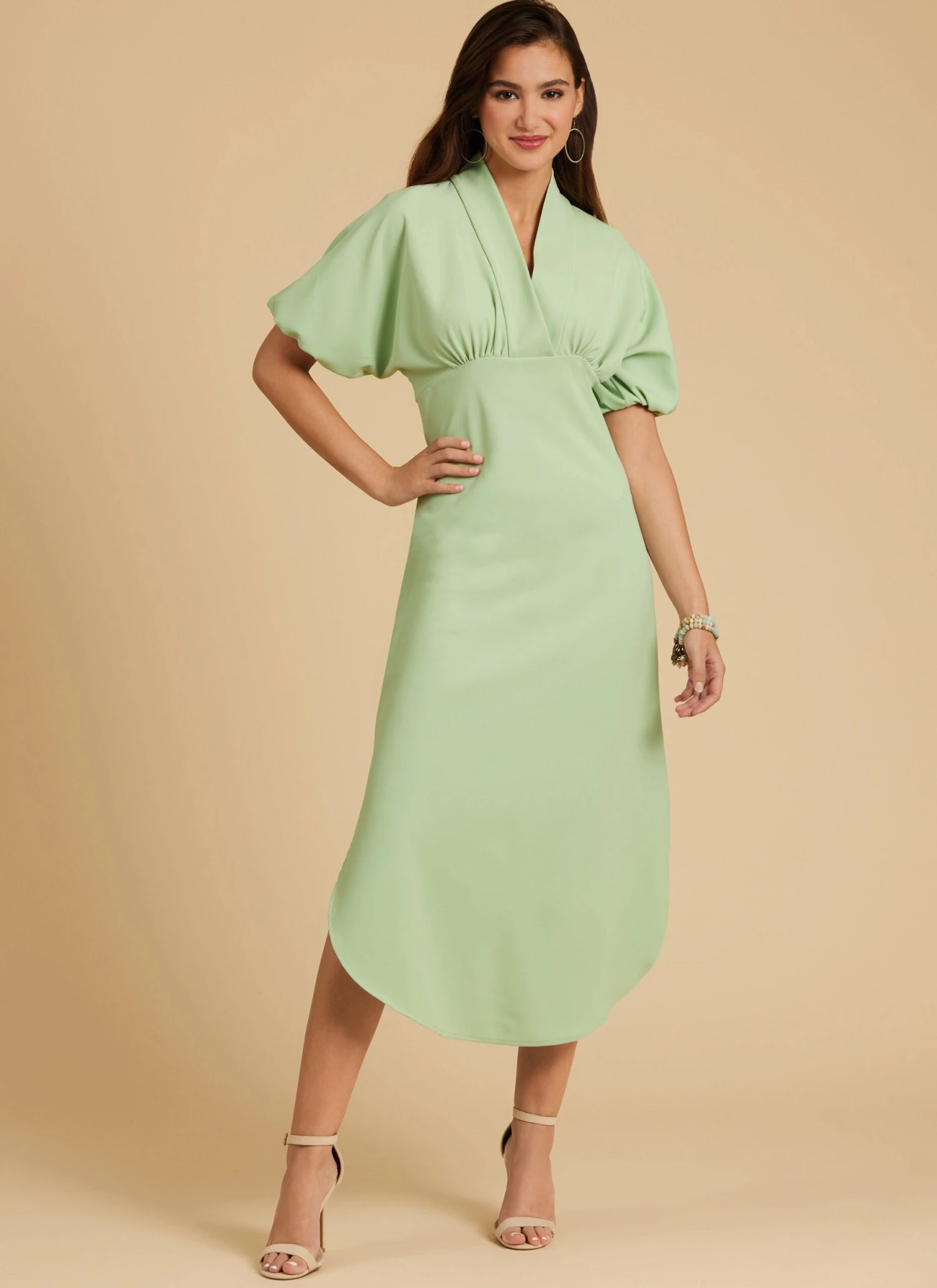 McCall's Sewing Pattern 8406 Empire Waist Dress 1 McCall's Sewing Pattern 8406 Empire Waist Dress