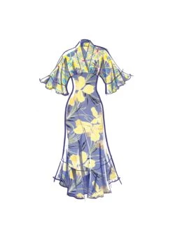 McCall's Sewing Pattern 8406 Empire Waist Dress 12 McCall's Sewing Pattern 8406 Empire Waist Dress -Jaycotts Shop M8406 product hires 02