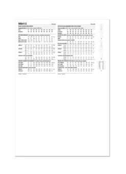 McCall's Sewing Pattern 8413 Easy To Sew Caftan -Jaycotts Shop M8413 envelope back