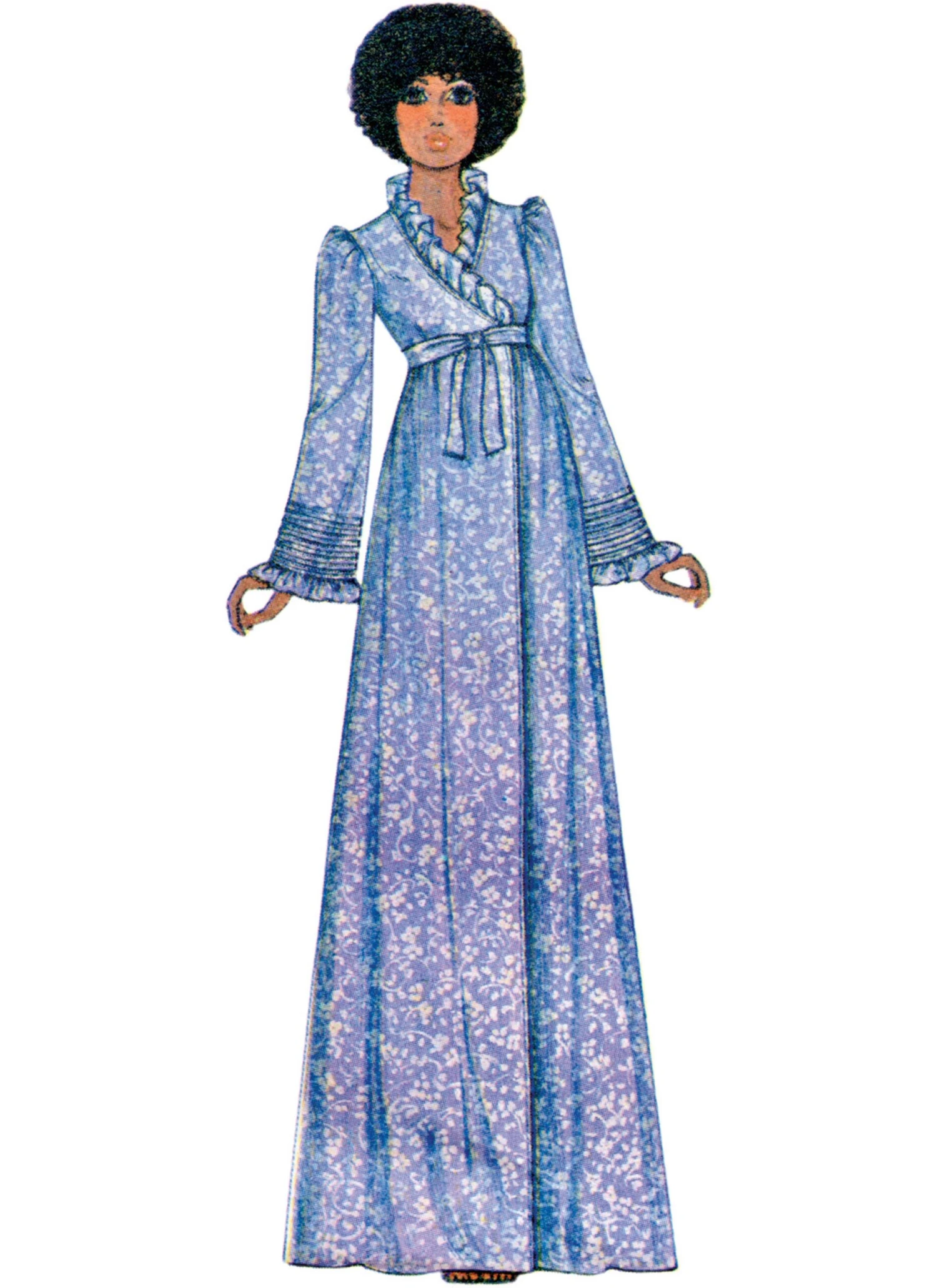 McCall's Sewing Pattern M8430 Misses' Robe And Nightgown 3 McCall's Sewing Pattern M8430 Misses' Robe And Nightgown - Image 3