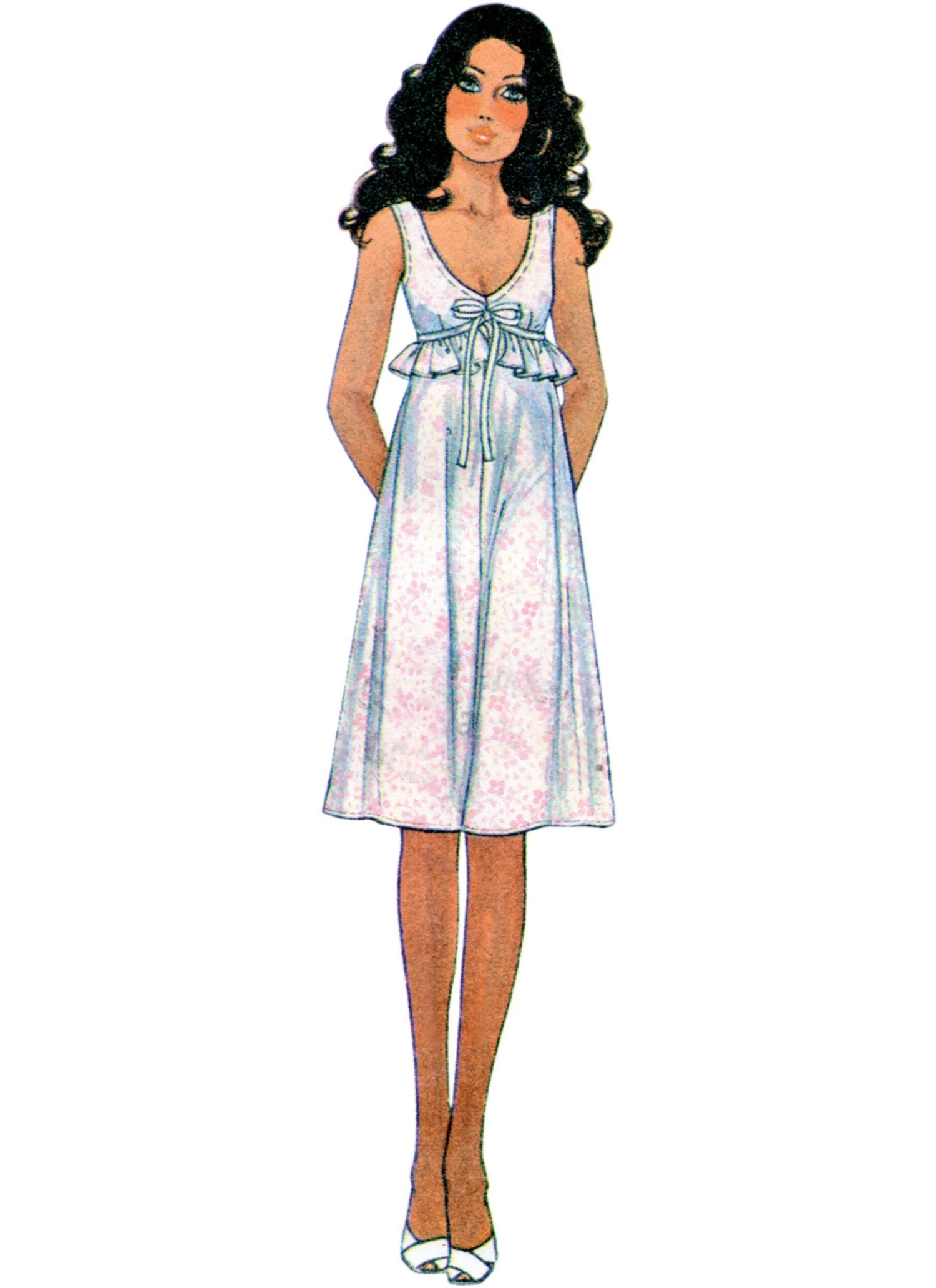 McCall's Sewing Pattern M8430 Misses' Robe And Nightgown 5 McCall's Sewing Pattern M8430 Misses' Robe And Nightgown - Image 5