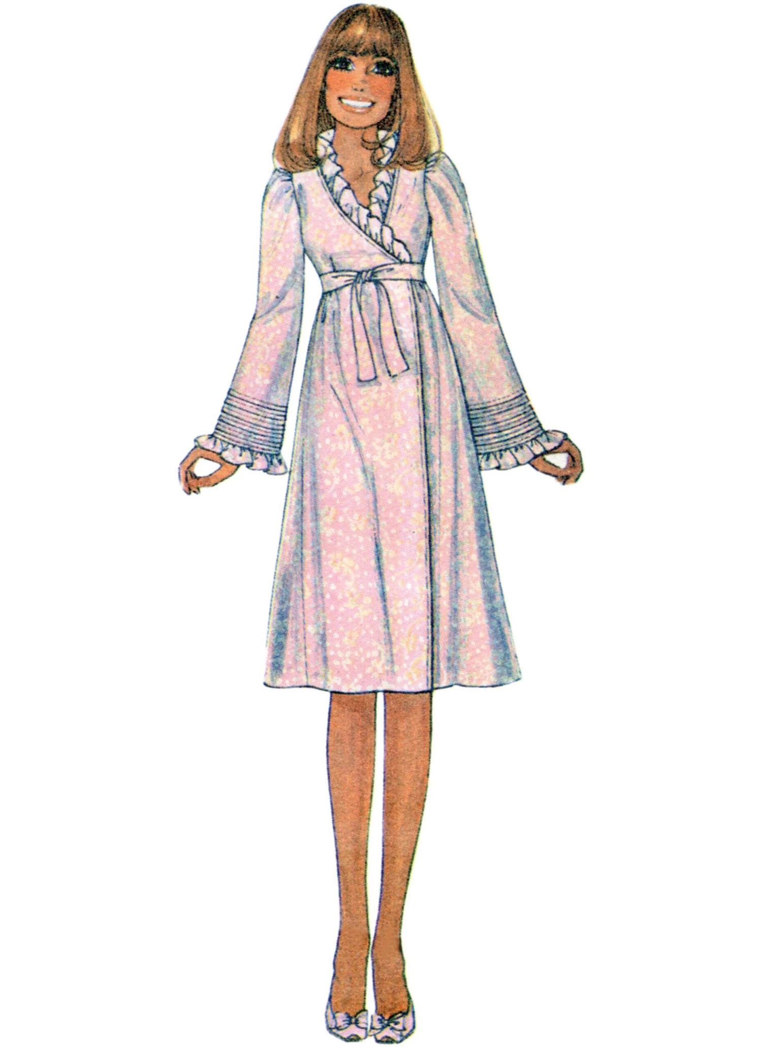 McCall's Sewing Pattern M8430 Misses' Robe And Nightgown 1 McCall's Sewing Pattern M8430 Misses' Robe And Nightgown
