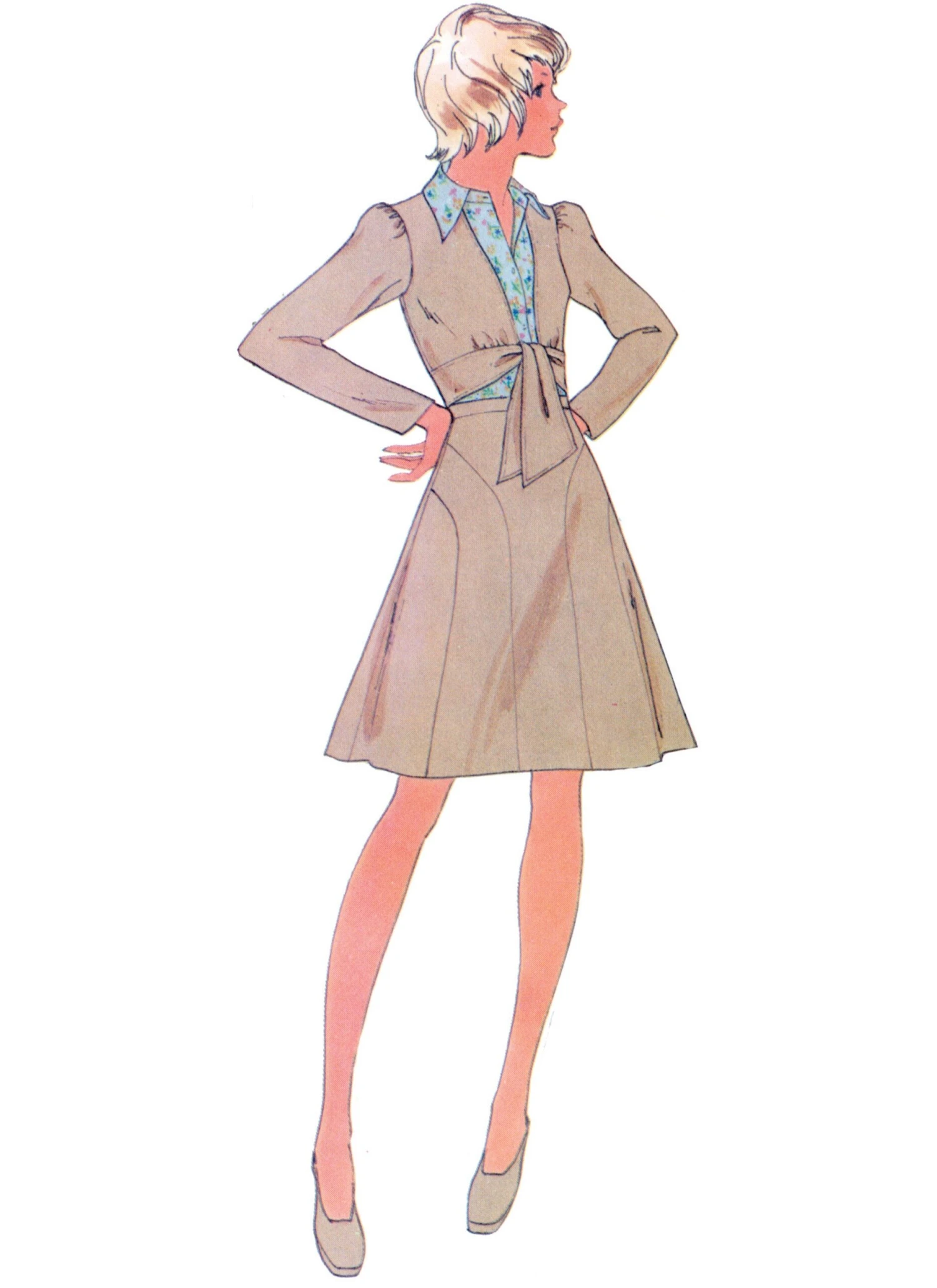 McCall's Sewing Pattern M8431 Misses' Top And Skirt 3 McCall's Sewing Pattern M8431 Misses' Top And Skirt - Image 3