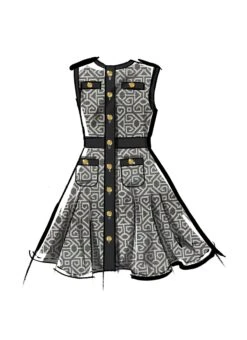 McCall's Sewing Pattern M8445 Girls' Knit Dresses 14 McCall's Sewing Pattern M8445 Girls' Knit Dresses -Jaycotts Shop M8445 product hires 03