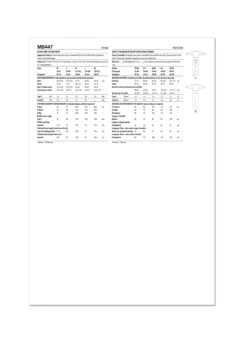 McCall's Sewing Pattern 8447 Knit Top And Pants By Brandi Joan -Jaycotts Shop M8447 envelope back