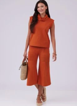 McCall's Sewing Pattern 8456 Knit Top, Shorts And Pants