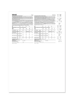 McCall's Sewing Pattern 8460 Christening Gown, Romper And Bonnet 7 McCall's Sewing Pattern 8460 Christening Gown, Romper And Bonnet -Jaycotts Shop M8460 envelope back