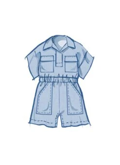 McCall's Sewing Pattern 8461 Toddlers' Top, Romper And Pants -Jaycotts Shop M8461product hires 03