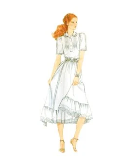 McCall's Sewing Pattern 8463 Blouse, Vest, Skirt And Petticoat By Laura Ashley -Jaycotts Shop M8463product hires 02