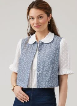 McCall's Sewing Pattern 8463 Blouse, Vest, Skirt And Petticoat By Laura Ashley -Jaycotts Shop M8463product hires 05