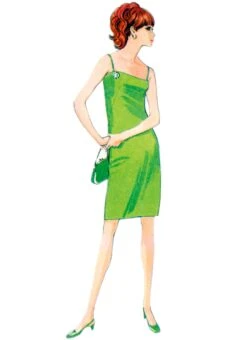 McCall's Sewing Pattern 8466 Slip Dress And Sheer Overdress -Jaycotts Shop M8466product hires 02