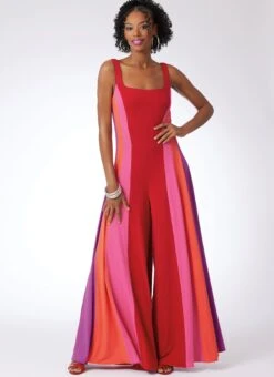 McCall's Sewing Pattern 8512 Knit Jumpsuits And Dress