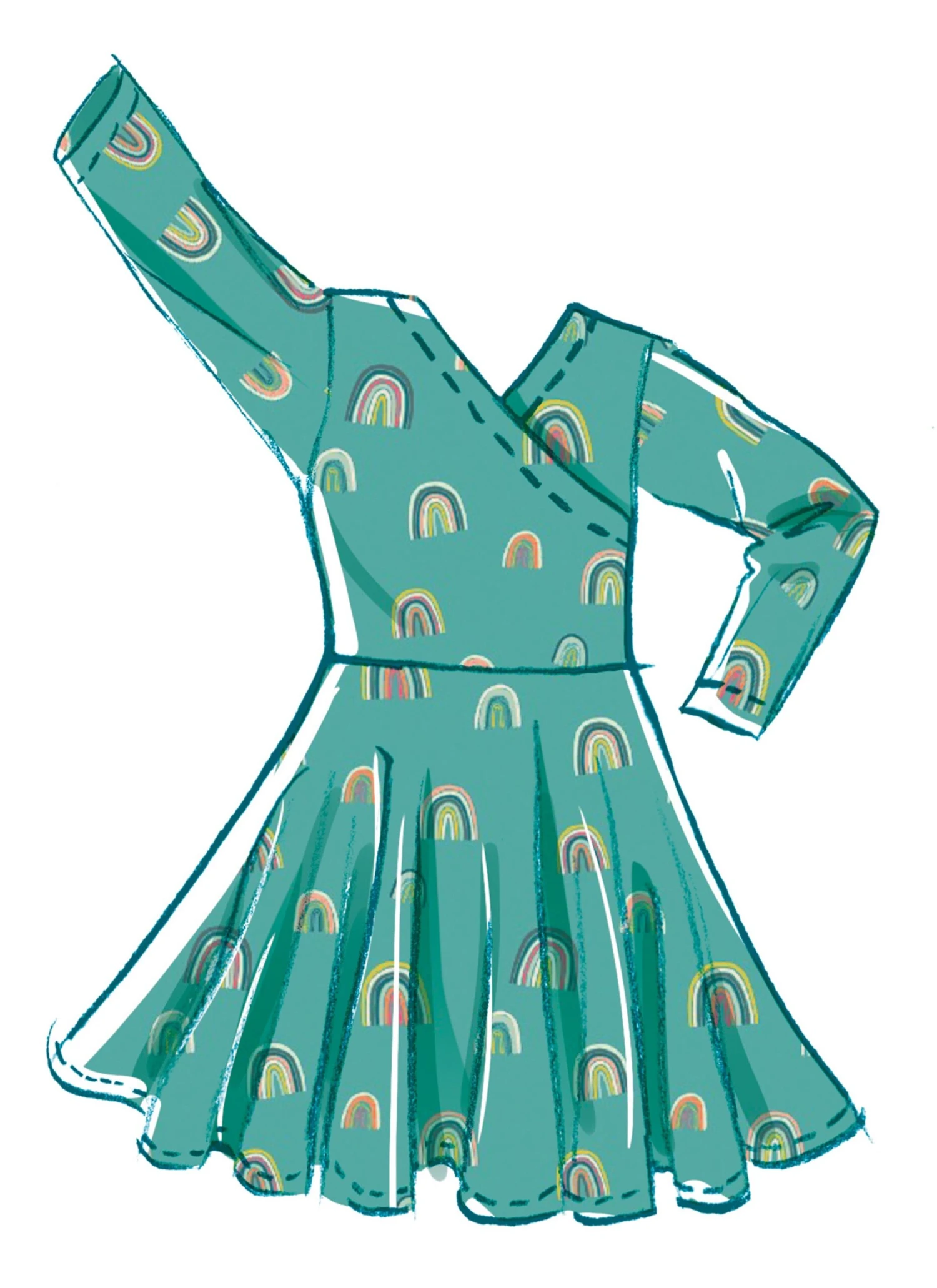 McCall's Sewing Pattern 8520 Children's And Girls' Knit Dresses 7 McCall's Sewing Pattern 8520 Children's And Girls' Knit Dresses - Image 7