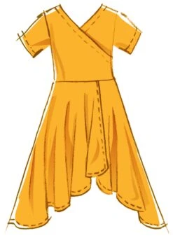 McCall's Sewing Pattern 8520 Children's And Girls' Knit Dresses 12 McCall's Sewing Pattern 8520 Children's And Girls' Knit Dresses -Jaycotts Shop M8520 04