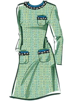 McCall's Sewing Pattern 8529 Misses' Dress With Sleeve Variations -Jaycotts Shop M8529 04